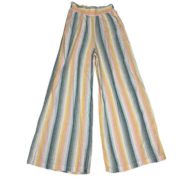 Show Me Your MuMu Pants - Show Me Your Mumu Womens Size XS Pull On Wide Leg Stripe Pants